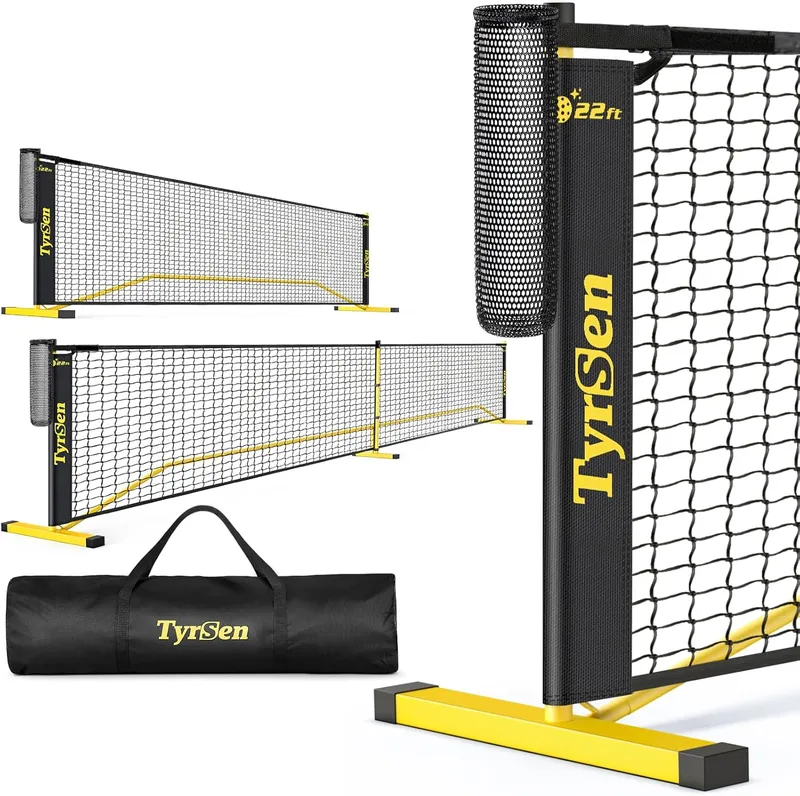 TYRSEN Portable Pickleball Net for Driveway